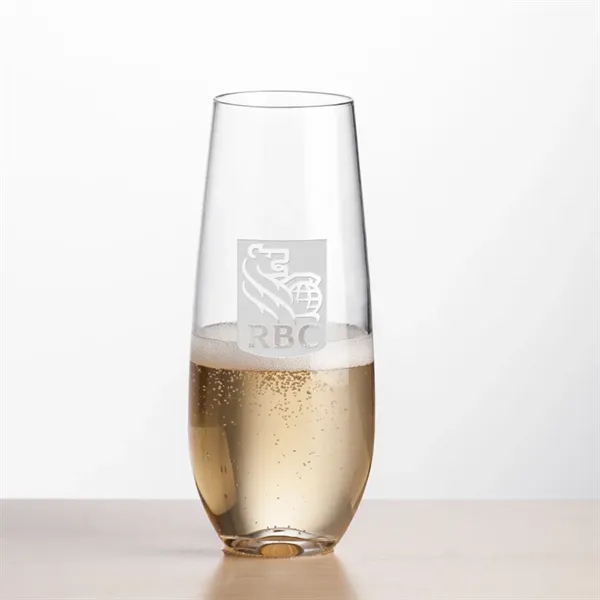 The Boston stemless flute features a 7.5 oz slim glass with... from ASI 84592 St Regis Group