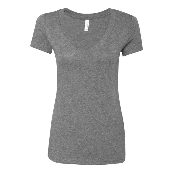 Next Level Women's Triblend Deep V-Neck T-Shirt, blank.... from ASI 84358 S&S Activewear
