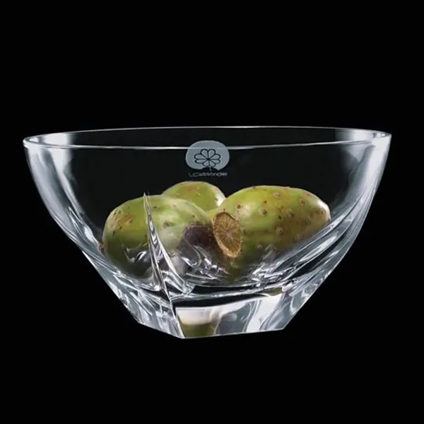 Lead free crystal beautifully shaped bowl with square bottom and cuts.... from ASI 84592 St Regis Group