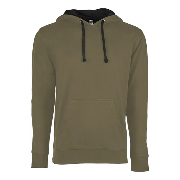 French terry fleece pullover with contrast hood lining and drawcord, metal... from ASI 84358 S&S Activewear