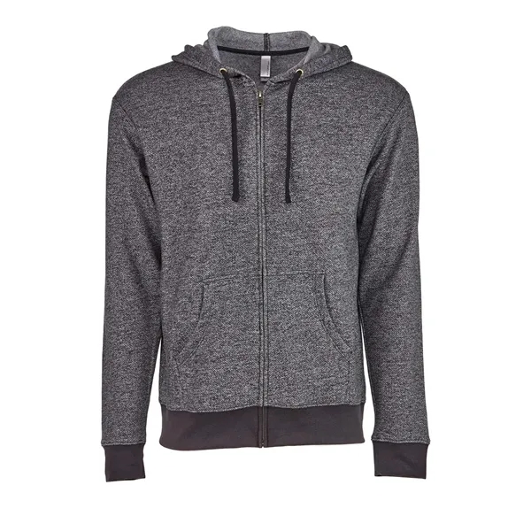 Denim fleece hooded zip available in six colors with a YKK... from ASI 84358 S&S Activewear