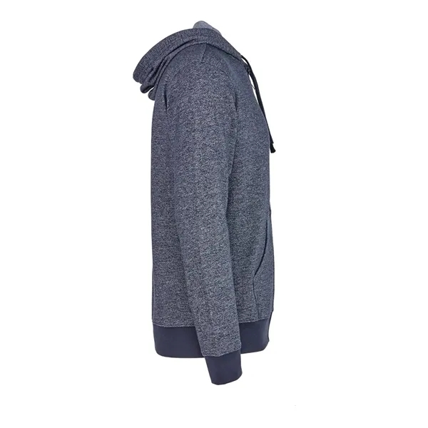 Denim fleece hooded zip available in six colors with a YKK... from ASI 84358 S&S Activewear