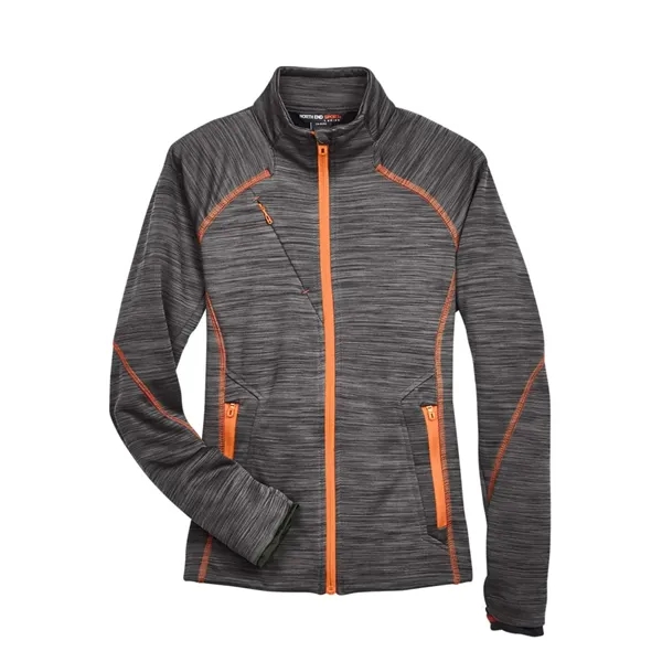 North End Women's Flux Melange Bonded Fleece Jacket... from ASI 84358 S&S Activewear