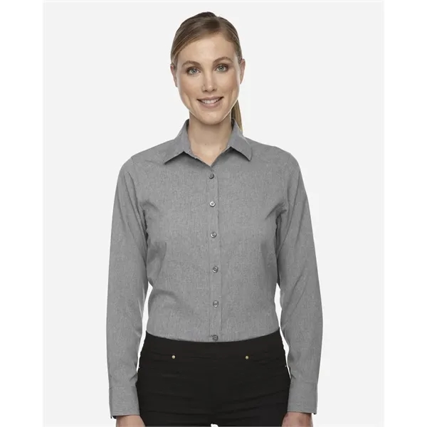 North End Women's Melange Performance Shirt... from ASI 84358 S&S Activewear