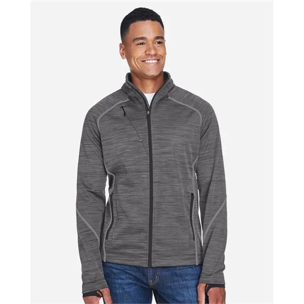 North End Flux Melange Bonded Fleece Jacket... from ASI 84358 S&S Activewear