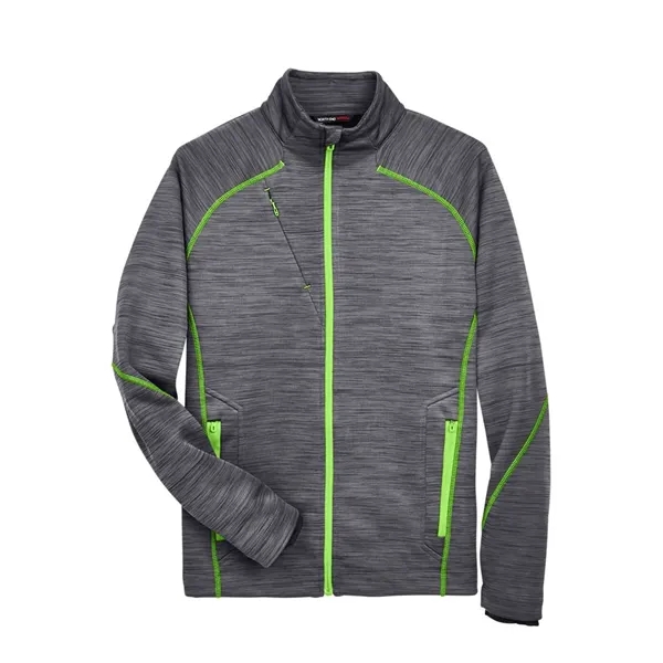 North End Flux Melange Bonded Fleece Jacket... from ASI 84358 S&S Activewear