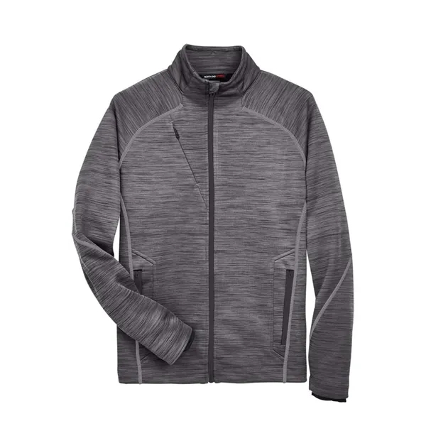 North End Flux Melange Bonded Fleece Jacket... from ASI 84358 S&S Activewear