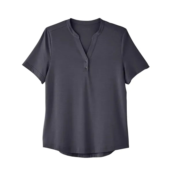 North End Women's JAQ Snap-Up Stretch Performance Polo... from ASI 84358 S&S Activewear