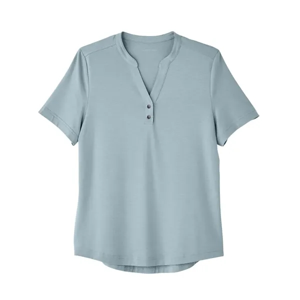 North End Women's JAQ Snap-Up Stretch Performance Polo... from ASI 84358 S&S Activewear