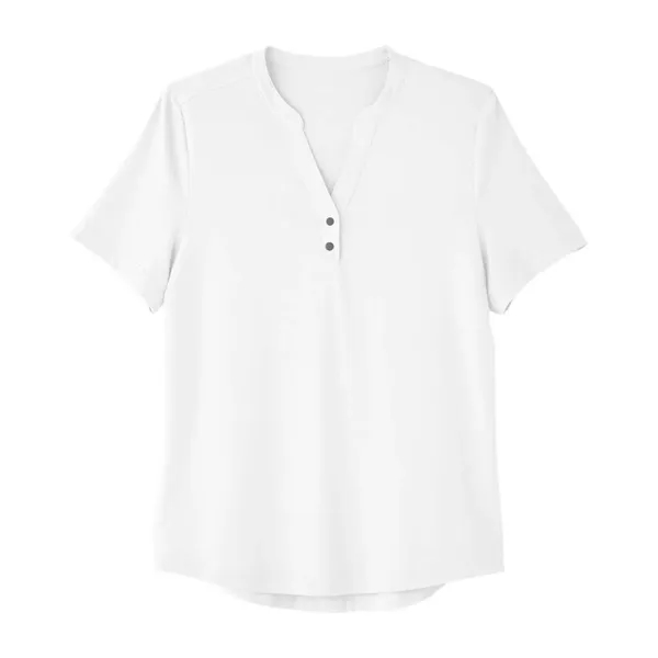 North End Women's JAQ Snap-Up Stretch Performance Polo... from ASI 84358 S&S Activewear