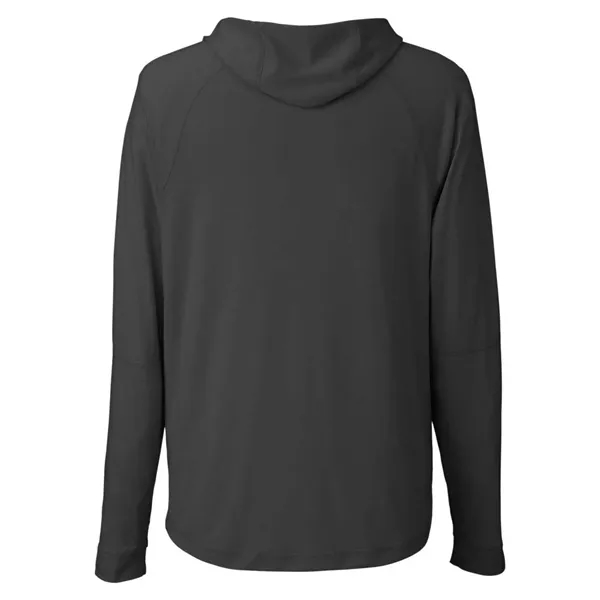 North End JAQ Stretch Performance Hooded Long Sleeve T-Shirt... from ASI 84358 S&S Activewear