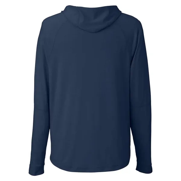 North End JAQ Stretch Performance Hooded Long Sleeve T-Shirt... from ASI 84358 S&S Activewear