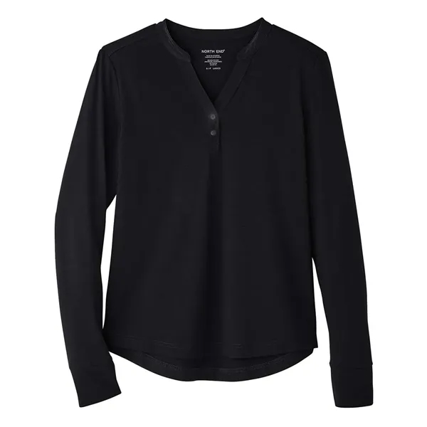 North End Women's JAQ Snap-Up Stretch Performance Pullover... from ASI 84358 S&S Activewear