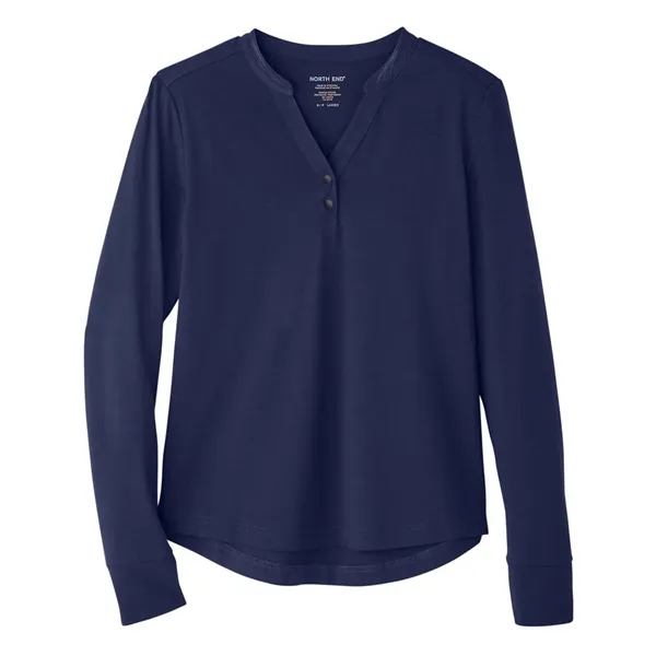 North End Women's JAQ Snap-Up Stretch Performance Pullover... from ASI 84358 S&S Activewear