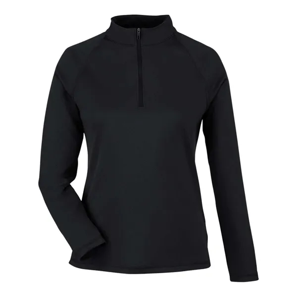 North End Women's Express Tech Performance Pique Quarter-Zip... from ASI 84358 S&S Activewear