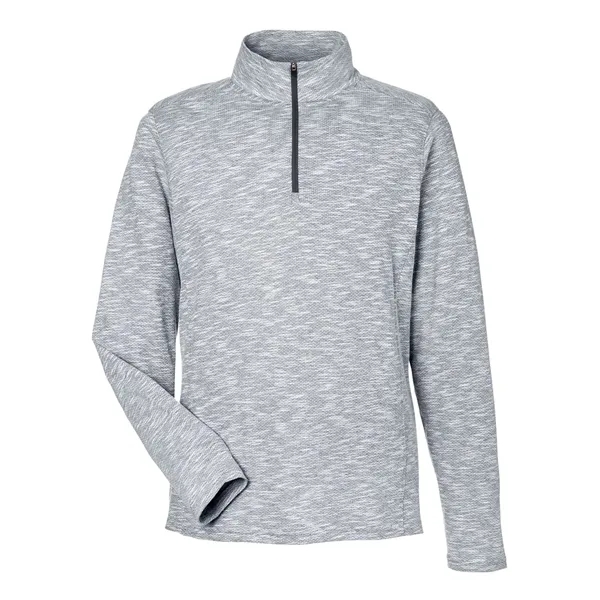 North End Eclipse Jacquard Quarter-Zip Pullover... from ASI 84358 S&S Activewear