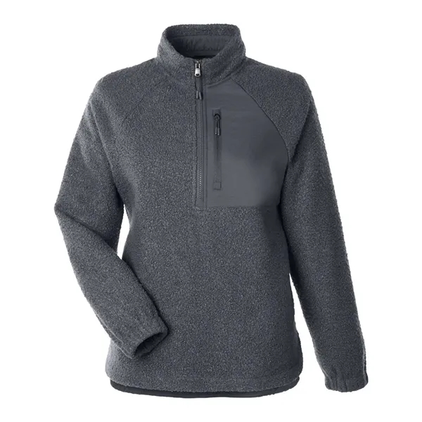 North End Women's Aura Sweater Fleece Quarter-Zip... from ASI 84358 S&S Activewear