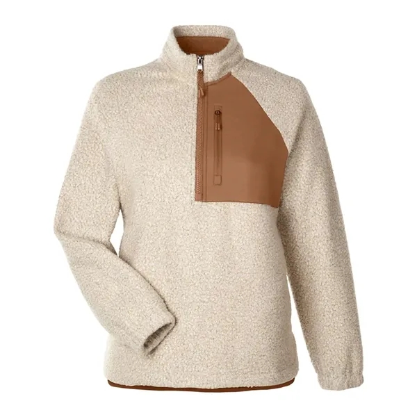 North End Women's Aura Sweater Fleece Quarter-Zip... from ASI 84358 S&S Activewear