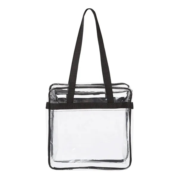 OAD OAD Clear Tote with Zippered Top... from ASI 84358 S&S Activewear