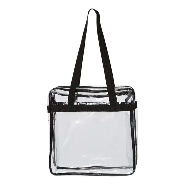 OAD OAD Clear Tote with Zippered Top... from ASI 84358 S&S Activewear