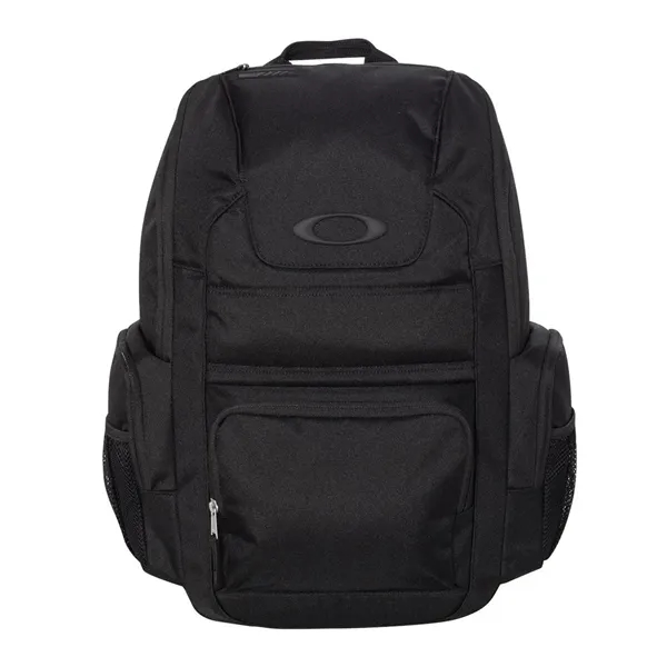 600 denier polyester backpack with padded laptop sleeve and a front... from ASI 84358 S&S Activewear