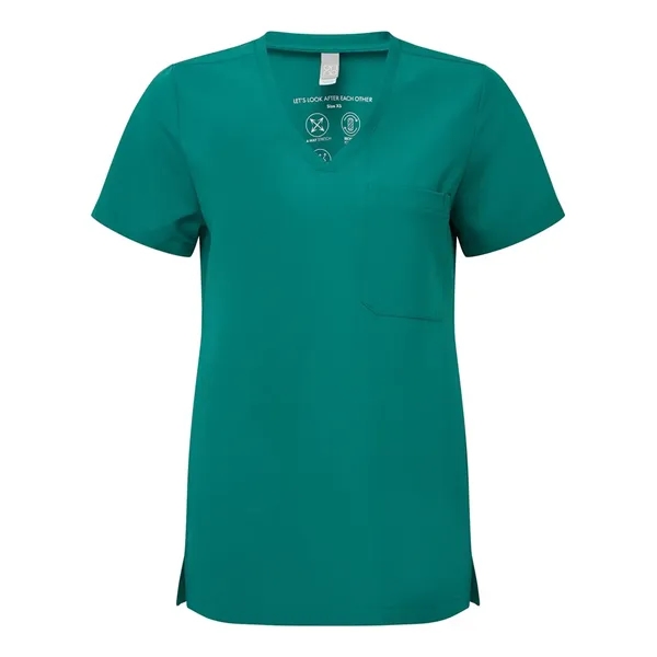 Onna Women's Limitless V-Neck Stretch Scrub Top... from ASI 84358 S&S Activewear