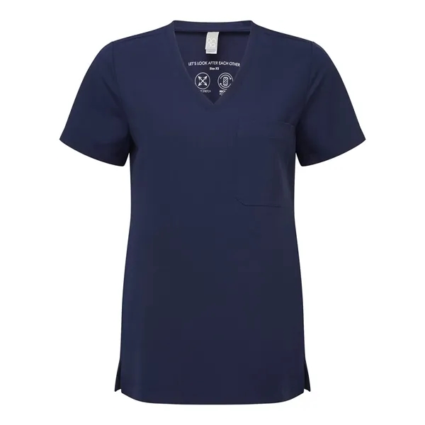 Onna Women's Limitless V-Neck Stretch Scrub Top... from ASI 84358 S&S Activewear
