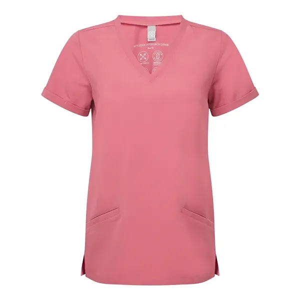 Onna Women's Invincible V-Neck Stretch Scrub Top... from ASI 84358 S&S Activewear