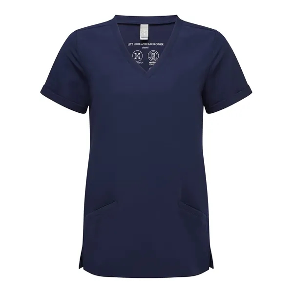 Onna Women's Invincible V-Neck Stretch Scrub Top... from ASI 84358 S&S Activewear