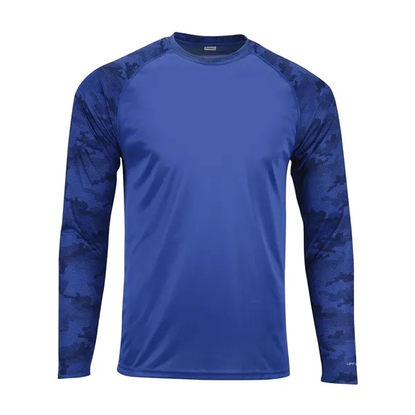 Paragon Cayman Camo Performance Long Sleeve T-Shirt... from ASI 84358 S&S Activewear