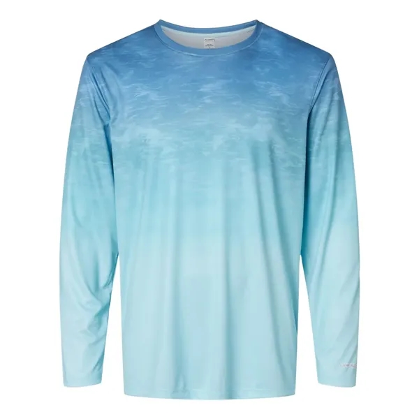 Paragon Montauk Oceanic Fade Performance Long Sleeve T-Shirt... from ASI 84358 S&S Activewear