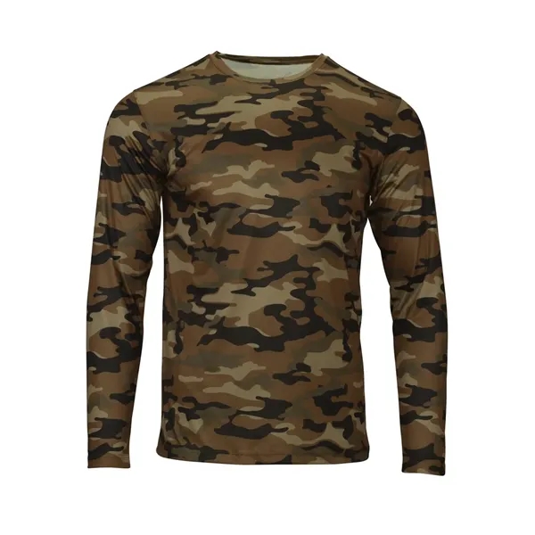 Paragon Woodland Performance Long Sleeve T-Shirt... from ASI 84358 S&S Activewear