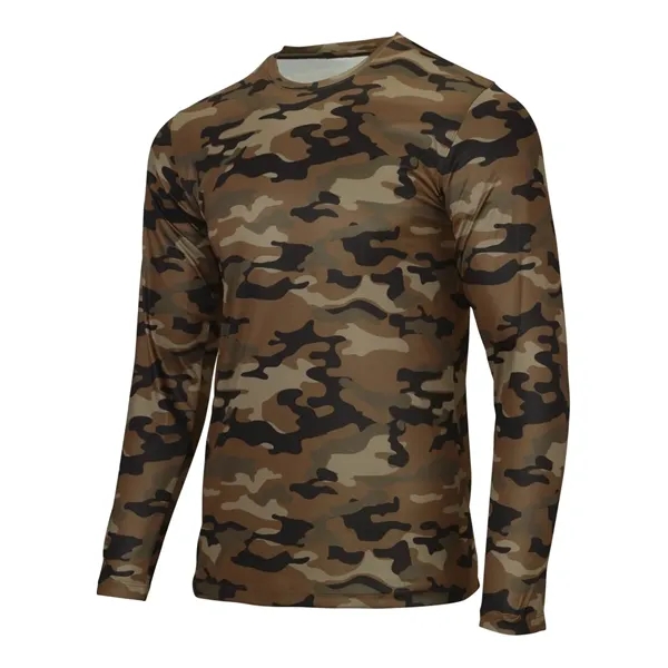 Paragon Woodland Performance Long Sleeve T-Shirt... from ASI 84358 S&S Activewear