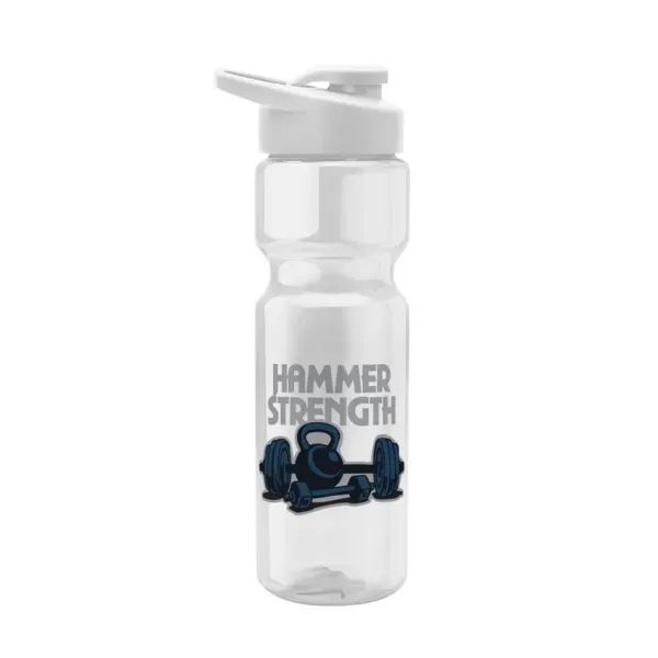 28 oz. recycled PET bike bottle with transparent design and extra... from ASI 88060 Snugz/USA Inc