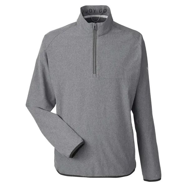 Puma Golf Coastal Woven Quarter-Zip Pullover... from ASI 84358 S&S Activewear