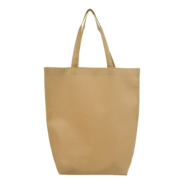 Q-Tees Non-Woven Gusset Bottom Tote... from ASI 84358 S&S Activewear