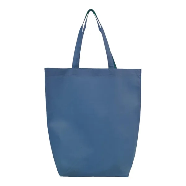 Q-Tees Non-Woven Gusset Bottom Tote... from ASI 84358 S&S Activewear