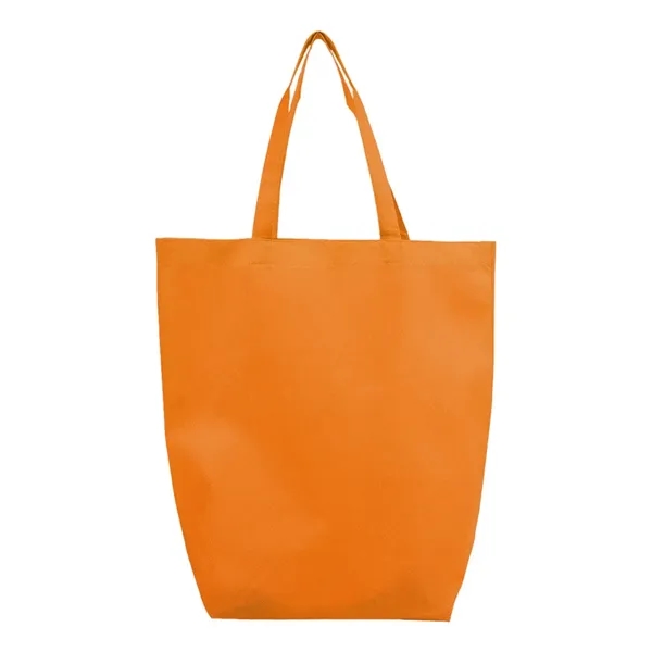 Q-Tees Non-Woven Gusset Bottom Tote... from ASI 84358 S&S Activewear
