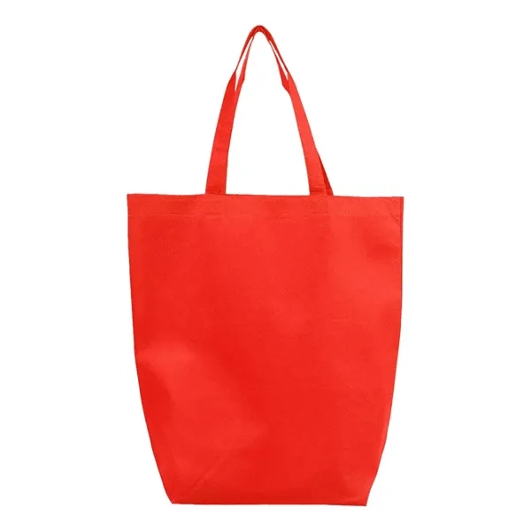Q-Tees Non-Woven Gusset Bottom Tote... from ASI 84358 S&S Activewear