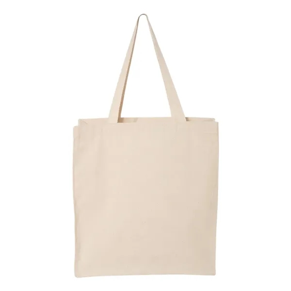 Gusseted canvas shopper with web canvas handles... from ASI 84358 S&S Activewear