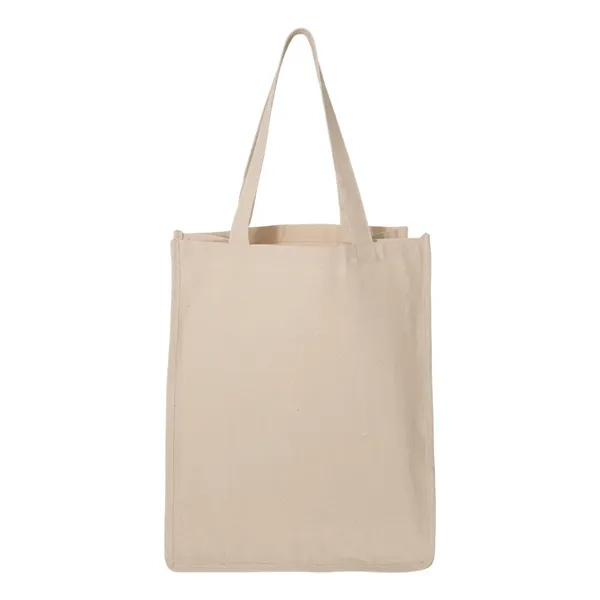 Gusseted jumbo canvas shopper tote with 24" handles... from ASI 84358 S&S Activewear