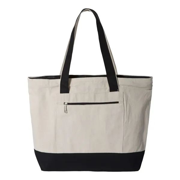 18.6L Canvas Zipper Tote... from ASI 84358 S&S Activewear
