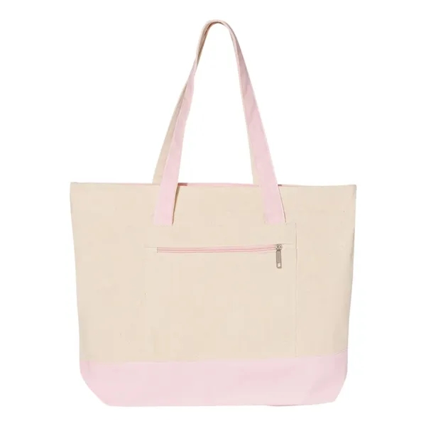 18.6L Canvas Zipper Tote... from ASI 84358 S&S Activewear