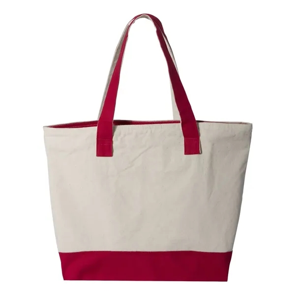 18.6L Canvas Zipper Tote... from ASI 84358 S&S Activewear