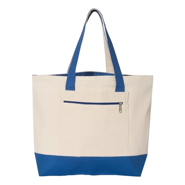18.6L Canvas Zipper Tote... from ASI 84358 S&S Activewear