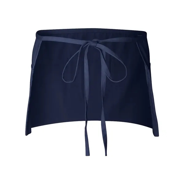 Apron made of cotton/polyester with waist ties and a three-section front... from ASI 84358 S&S Activewear