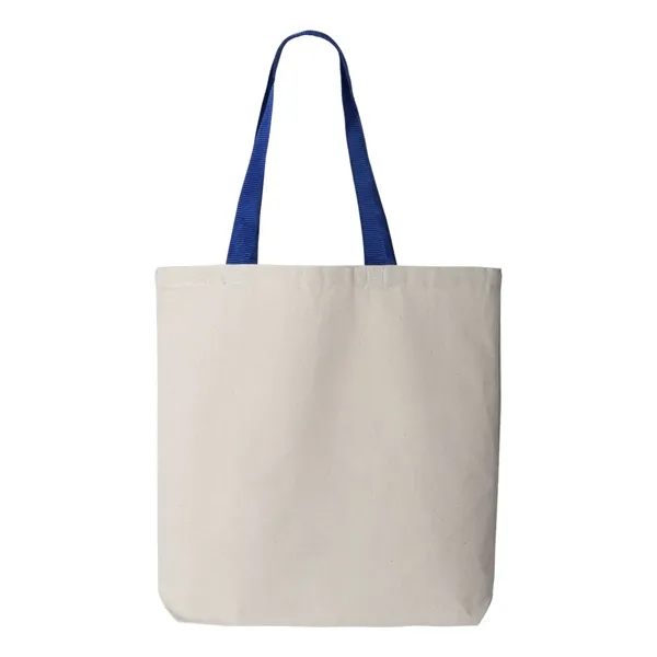 11L Canvas Tote With Color Handles... from ASI 84358 S&S Activewear