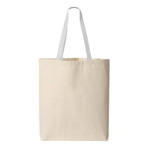 11L Canvas Tote With Color Handles... from ASI 84358 S&S Activewear