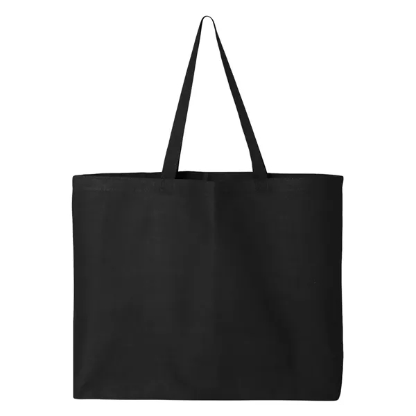 100% heavy canvas jumbo tote with 23" web canvas handles and... from ASI 84358 S&S Activewear