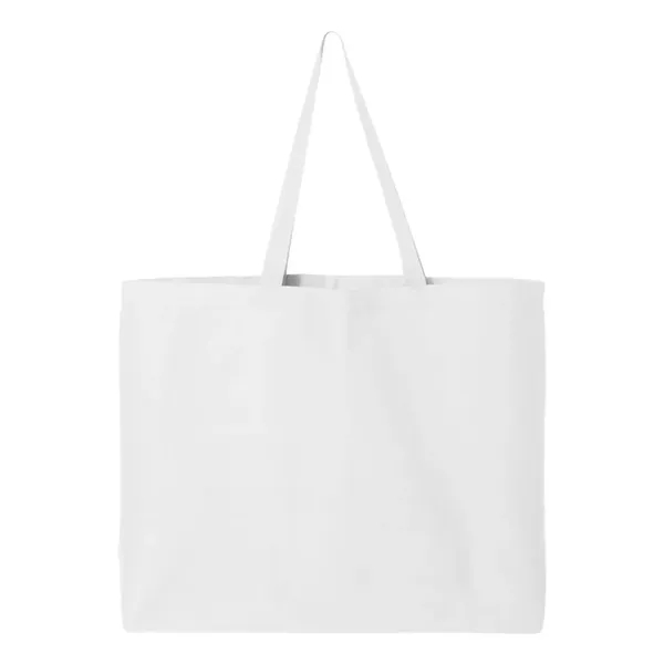 100% heavy canvas jumbo tote with 23" web canvas handles and... from ASI 84358 S&S Activewear